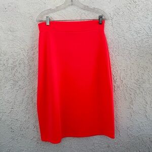 Highlighter Orange Neon Women's Skirt